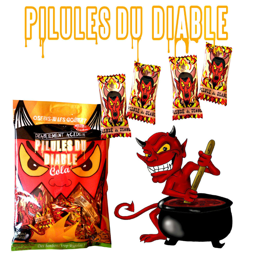 pilule du diable bonbon